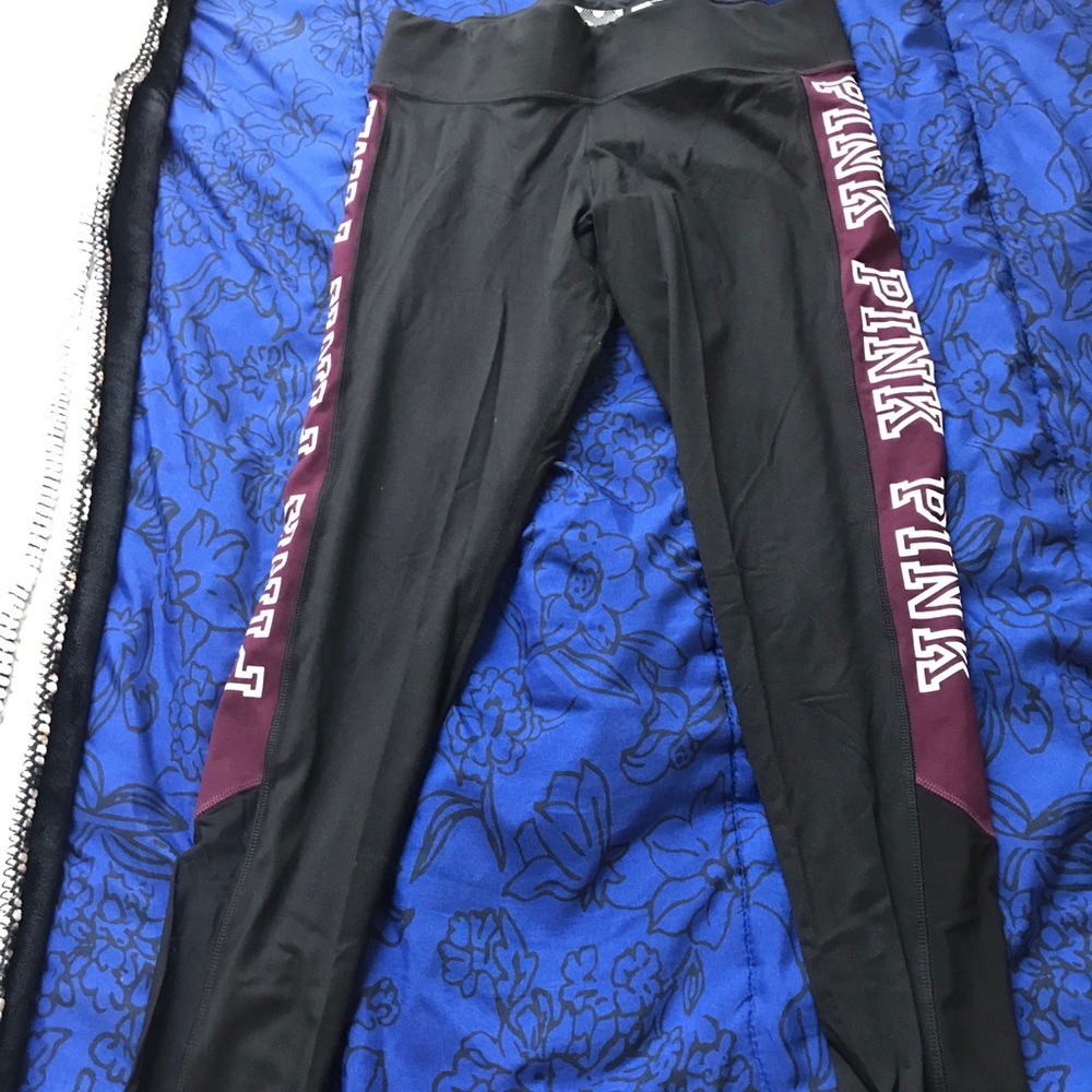 Pink workout pants